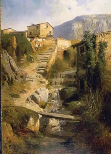 Village Life In The Past Drucke: 2687103