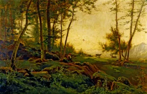 Serene Forest Scene Drucke: 2687110