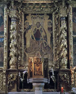 Virgin Mary Mosaic Drucke: 2687133