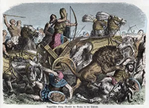 Ancient Battle Scene Drucke: 2687284