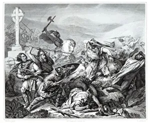 Black And White Battle Scenes Drucke: 2687359