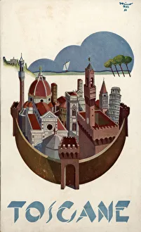 Vintage Travel Posters Italy Drucke: 2687512