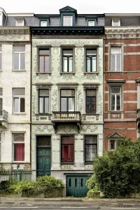 Belgian Architectural Features Drucke: 29 Boulevard General Jacques, Brussels, Belgium, c2014-2017. Artist: Alan John Ainsworth