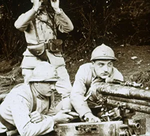 First World War Artillery Drucke: A 37mm gun, c1914-c1918