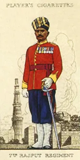 British Empire Colonialism History Drucke: 7th Rajput Regiment, 1936. Creator: Unknown