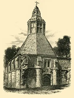 Glastonbury Tourist Attractions Drucke: The Abbots Kitchen, 1898. Creator: Unknown