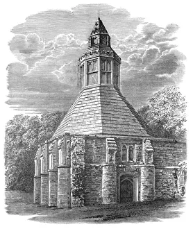 Somerset Landmarks Drucke: Abbots Kitchen, Glastonbury Abbey, c1880, (1897). Artist: Alexander Francis Lydon