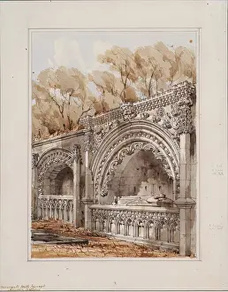 Scottish Cultural Heritage Sites Drucke: Aberdeen Cathedral - Monuments