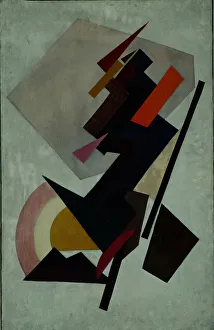 Nonrepresentational Oil Paintings Drucke: Abstracte composition. (Suprematism)