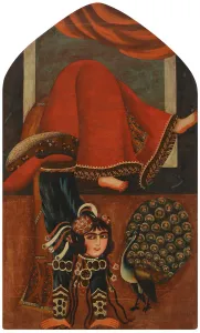 Akrobat und Peafowl um 1825 von unbekannter Hand