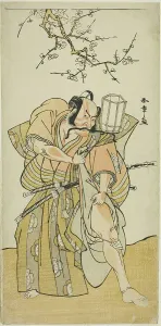 Der Schauspieler Ichikawa Danzo IV als Kamakura no Gongoro Kagemasa im fünften Akt des... um 1778. Erfinder: Shunsho