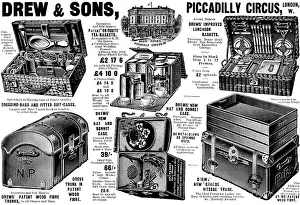 Illustrated London News Artwork Drucke: Advertisement for Drew & Sons, 1898. Creator: Unknown