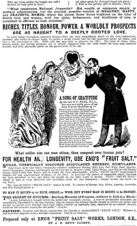 Illustrated London News Ad Drucke: Advertisement for Eno's 'Fruit Salt', 1890. Creator: Unknown