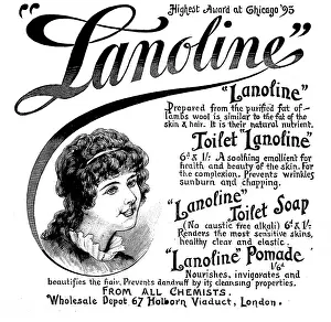 Anzeige für Lanolin, 1895. Künstler: Unbekannt.