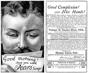 Illustrated London News Ads Drucke: Advertisement for Pears Soap, 1890. Creator: Unknown