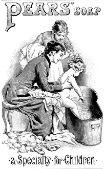 Illustrated London News Artwork Drucke: Advertisement for Pears Soap, 1895
