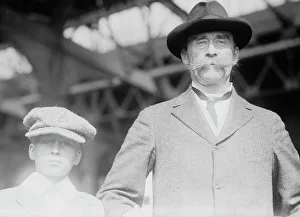 American Naval History Drucke: Adm. R.E. Peary & son, between c1910 and c1915. Creator: Bain News Service