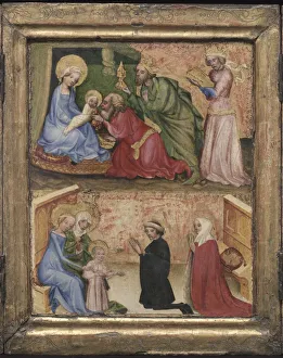 Heritage Art From Austria Drucke: The Adoration of the Magi, c. 1424. Creator: Unknown