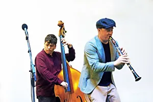 Adrian Cox und Simon Read mit dem Adrian Cox Quartett im Loughton Methodistenkirche in Essex am 28. September 2019