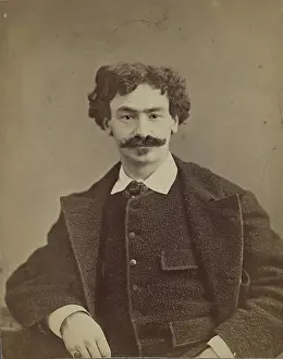 Albumen Silver Print Art Drucke: Adrien Marx, Figaro, 1861-1869. Creator: Nadar