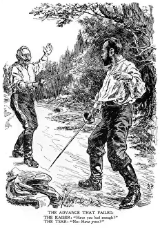 German Emperor Cartoon Drucke: The Advance that Failed, First World War, 1914-1915, (1920). Artist: Bernard Partridge