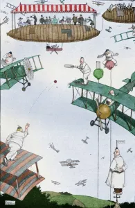 Verwandte Bilder Drucke: Ein Luftballonspiel des Zukunftskricketts von C