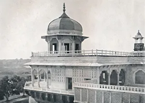 Islamic Architecture Images Drucke: Agra. The Jasmine Tower, c1910. Creator: Unknown