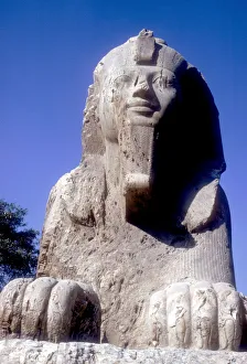 Mythische Biester Drucke: Alabastersphinx (von vorn gesehen)