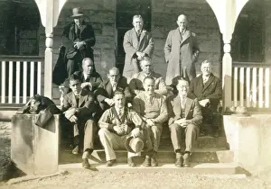 Vintage Group Portrait Photography Drucke: Aldermen and staff. Creator: Unknown