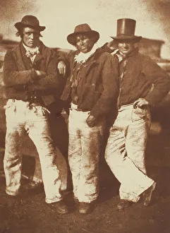 Porträtfotografie Drucke: Alexander Rutherford, William Ramsay und John Liston aus Neuwington (Newhaven)