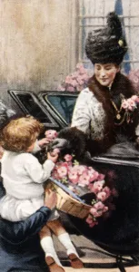 Drucke von Alexandrina Rosen Tag ist ein wohltätiges Spendenveranstaltung seit 1912 im Vereinigten Königreich Bilder Datiert 2006 Mai: Alexandrina Rosa Tageszeitung 1935