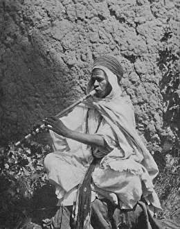 Ägyptischer Stammesflötist aus Algerien, 1912