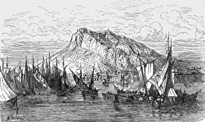 Black And White Spain Images Drucke: Alicante; Notes on Spain, 1875. Creator: Unknown