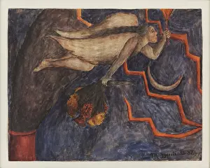 Drucke von Allegorie der Freiheit, 1937. Gefunden in der Sammlung von Colección Blaisten, Mexiko Kunstwerke Des Surrealismus Drucke: Allegorie der Freiheit, 1937. Schöpferin: Izquierdo, Maria (1902-1955)