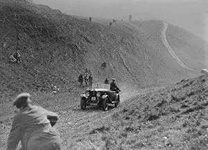 Alvis Silver Eagle Drucke: Alvis Silver Eagle of EE Budd at the MCC Sporting Trial, Litton Slack, Derbyshire, 1930