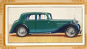 Alvis Silver Eagle Drucke: Alvis Silver Eagle Saloon, c1936