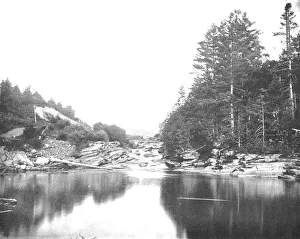American Wilderness Photos Drucke: On the Ammonoosuc River, White Mountains, New Hampshire, USA, c1900. Creator: Unknown