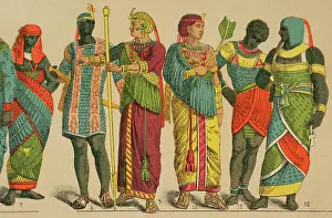 Drucke von Altägypten, 1881 Cantu Drucke: Altes Ägypten, 1881. Künstler: Unbekannt.