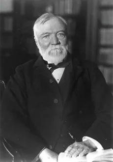 Andrew Carnegie Portrait Drucke: Andrew Carnegie, c1905. Creator: Frances Benjamin Johnston
