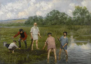 Russian Literature Images Drucke: Angling