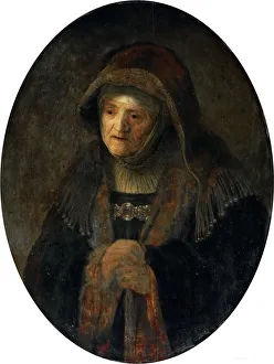 Rembrandt Van Rhijn Paintings Drucke: Anna the Prophetess, 1639