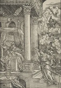 Die Ankündigung des Herrn, Künstler: Hans Schaufelein der Ältere