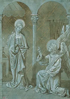 Archangel Gabriel Drucke: Annunciation, n.d. Creator: Unknown