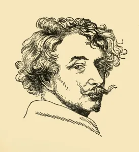 World History Figures Drucke: Anthonis Van Dyck, (1933). Creator: Unknown