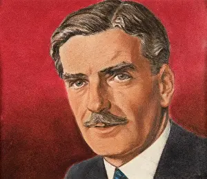 Second World War Politician Drucke: Anthony Eden, c1944. Creators: William Timym, Central Office of Information