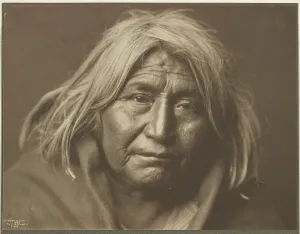 American Indian Heritage Drucke: An Apache, 1903. Creator: Edward Sheriff Curtis