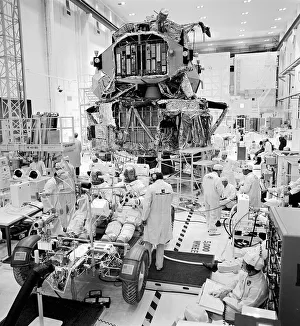 NASA Space Exploration Drucke: Apollo 17 Flight Hardware Checkout, Florida, USA, 1972. Creator: NASA