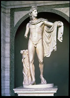 Vatican City Museum Exhibits Drucke: Apollo Belvedere