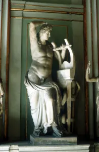 Ancient Greek Deity Drucke: Apollo with lyre