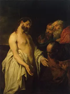 Drucke von Erscheinung Christi an seine Jünger, 1625 Anthony Van Dyck Drucke: Erscheinung Christi an seine Jünger, 1625. Künstler: Anthony van Dyck.